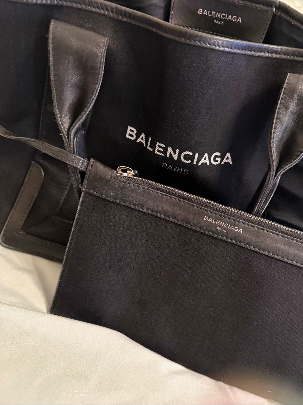 Balenciaga Cabas Tote with Baby Pouch